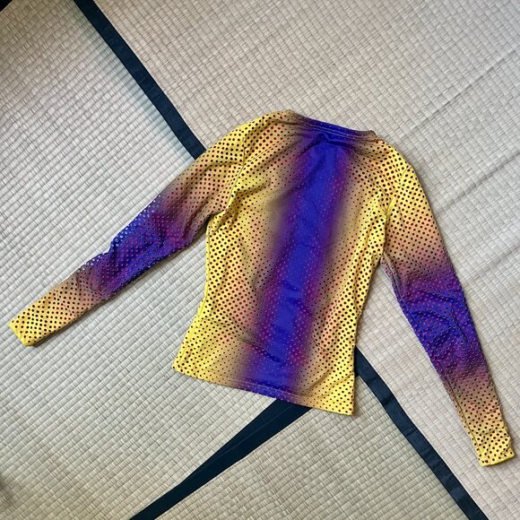 Sinead Gorey Laser-Cut body enhancing double layer top - Picture 3 of 5